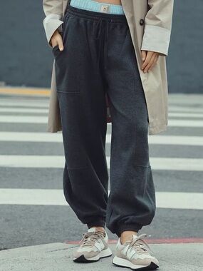 Daily Practice Anthropologie Grey Zola jogger sweatpants